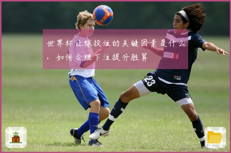 世界杯让球投注的关键因素是什么，如何合理下注提升胜算